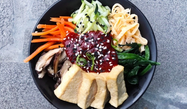 Tofu bibimbap
