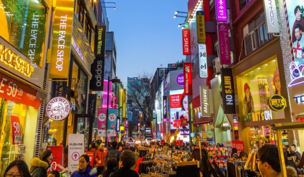 Myoeongdong by night
