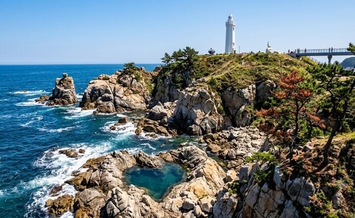 uljin corea sud mare foresta terme